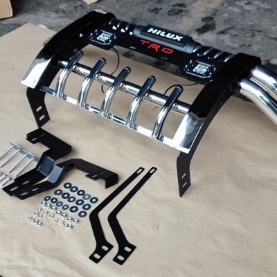 跨境越野车带灯保险杠皮卡车优雅前杠 厂家供应改装配件防撞前杠图4