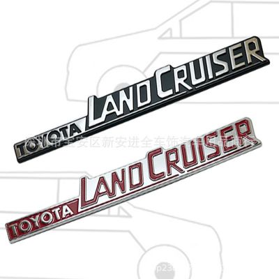TOYOTA车标适用于丰田 陆巡普拉多LANDCRUISER野越四驱叶子板贴标图3