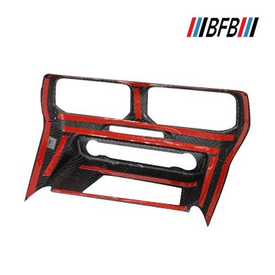 适用24-26款福特野马碳纤维仪表台中控空调风口按键控制面板内饰图4