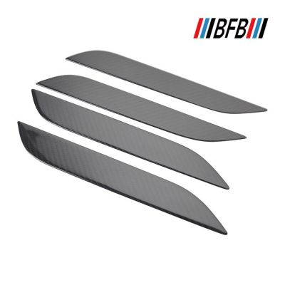 适用Tesla特斯拉Model S碳纤维门拉手Model S改装碳纤外门把手贴图2