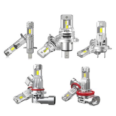 新品汽车大灯泡H4一体直插式大灯大功率LED前照灯高亮远近光车灯图5