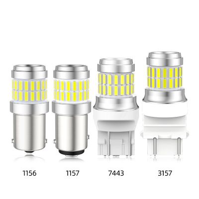 新款汽车灯泡led车灯1157刹车灯倒车灯4014-36高亮转向灯小车尾灯图5