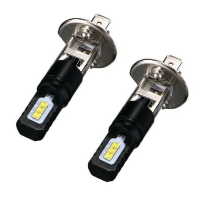 跨境新款车灯 H3 H1 2525 6led 防雾灯80W CSP 大功率前照灯 雾灯图2