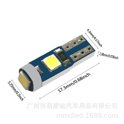 速卖通汽车LED高亮T5 3030-3SMD仪表灯套装T5灯座头100件 亚马逊图4