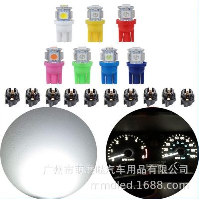 速卖通汽车LEDT10 5050-5SMD示宽灯套装T10灯座头仪表灯亚马逊W5W图4