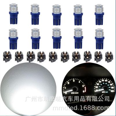 速卖通汽车LEDT10 5050-5SMD示宽灯套装T10灯座头仪表灯亚马逊W5W图3
