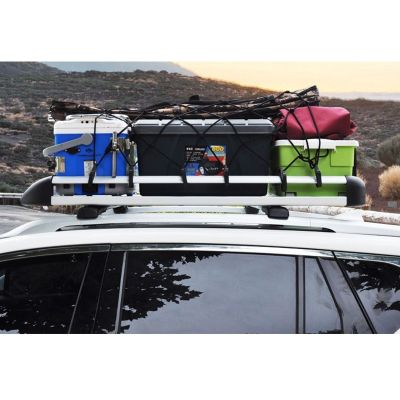 车顶行李架横杆 SUV越野汽车通用旅行架行李框行李箱鲨鱼款改装图2