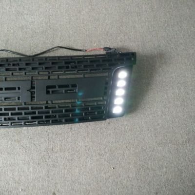 适用福特Ford中网RNAGER改装汽车前脸T6皮卡带灯栏栅一件代销图3