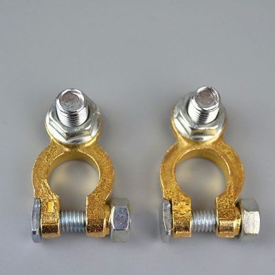 电瓶桩头卡子纯铜加厚汽车蓄电池电瓶接线端子夹头电瓶柱接头夹子图3