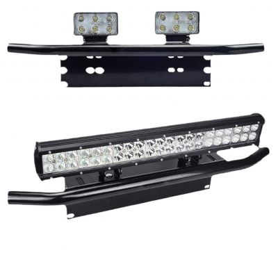 汽车辅助灯灯架 改装LED越野牌照框架 雾灯牌照灯 车牌灯架射灯架图5