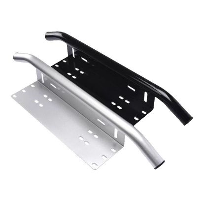 汽车辅助灯灯架 改装越野牌照框架 雾灯牌照灯车牌灯架射灯图2