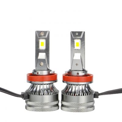 跨境爆款汽车LED大灯360度可调v15前照灯泡60W超亮远近一体改装图5