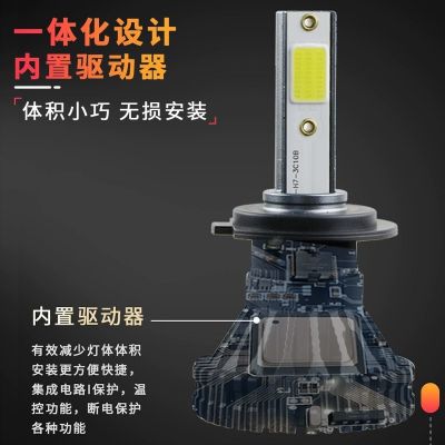 跨境爆款汽车LED大灯360度可调v15前照灯泡60W超亮远近一体改装图2