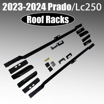 适用24新款普拉多prado车顶行李架LC250改装专用原车款行李架霸道图5
