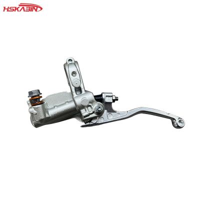 越野摩托车配件KTM银白前刹车上泵EF350带折叠手柄图2