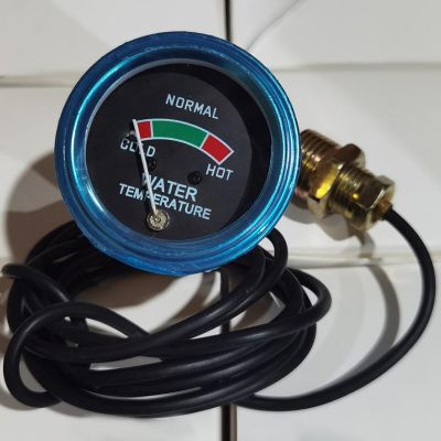 水温表货车直感式水温12V24V通用汽车水温表电压工具铲车叉车用图3