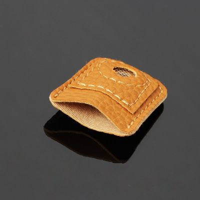 皮顶针家用手工DIY护具 硬币式保护套 指套 仿皮材质图2