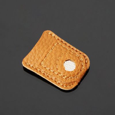 皮顶针家用手工DIY护具 硬币式保护套 指套 仿皮材质图3