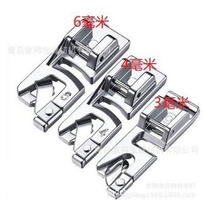 缝纫机7307 3/4/6毫米卷边 6290包边卷边4/8 6/8 8/8英寸套装压脚图3