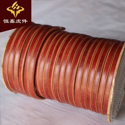 工业圆轮带 工业缝纫机牛皮带 3/8 5/16钉扣机传动带耐磨扁皮绳图4