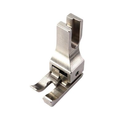 进口底加宽款全钢高低压脚 CR3/32E右间线2.5 中厚料明线止口压脚图5