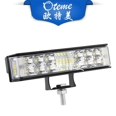 汽车led大视野34LED 102w工作灯白色爆闪越野车灯改装前照led射灯图3