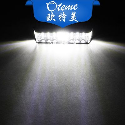 汽车led大视野34LED 102w工作灯白色爆闪越野车灯改装前照led射灯图5