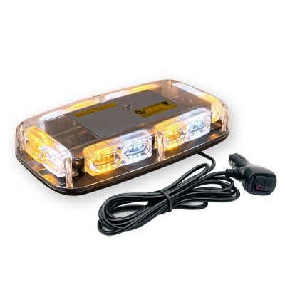 48LED车顶频闪灯 高能见度紧急安全警告LED迷你短排灯 带磁性底座图5