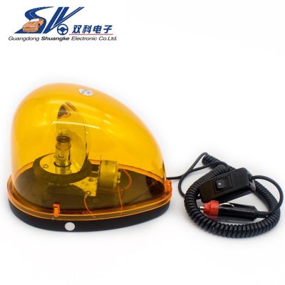 汽车警示灯旋转式蜗牛灯货车工程高速养护吸顶灯 12伏24伏爆闪灯图4