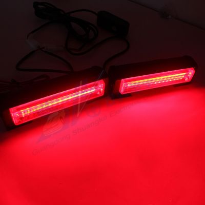 双科 COB杠灯一拖四警示灯4 in 1皮卡中网爆闪灯工程车长条频闪灯图5