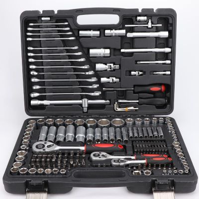 216件套套筒组套工具 汽修棘轮扳手组合套装 215件套筒工具箱图4