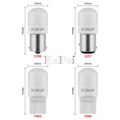 汽车LED转向灯泡1156 3030 陶瓷6smd灯 1157刹车灯高亮倒车灯7440图2