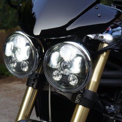 承光电子 5.75寸哈雷前大灯 led改装大灯 45W哈雷机车改装前照灯图4