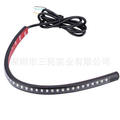 36smd汽车LED刹车尾灯流水模式转向灯 车牌灯 套管软板一体化灯条图5