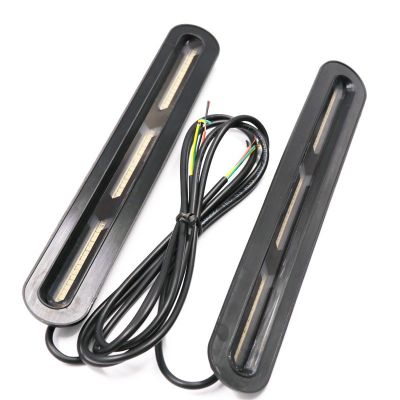 现货鱼骨款Y形汽车后挡玻璃LED流水转向指示信号高位刹车尾灯图5