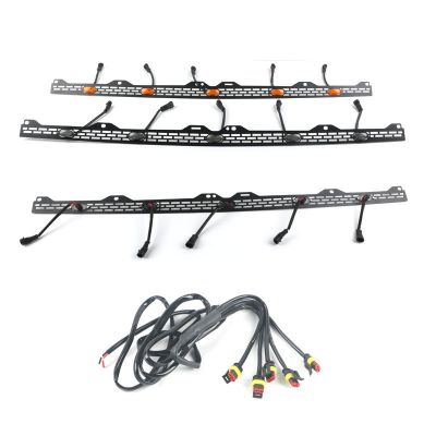 适用于Toyota丰田坦途中网格栅改装14-20款机盖LED小黄灯红装饰灯图5