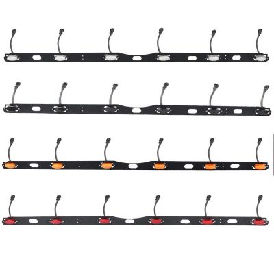 适用于14-21款普拉多中网LED小黄灯霸道中网灯格栏栅装饰灯雾灯图5