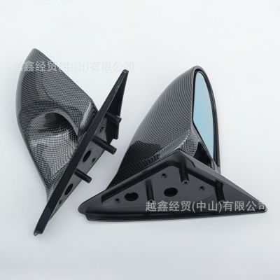 碳纹水转印镜子 适用4门思域改装后视镜1992-1996 EG1996-2000 EK图3