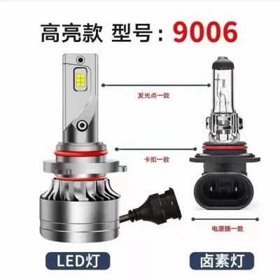 兵部汽车灯泡led大灯远近光一体超亮聚光12V24V H1 H4 H7 H11图5