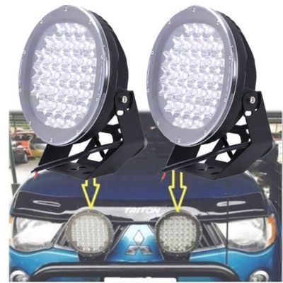 111W 37LED CREE 9" 圆形越野车工作灯射灯9英寸圆形射灯红色黑色图2