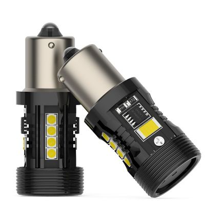 跨境倒车灯LED高亮解码1156 ba15s P21W PY21W转向灯T20后雾灯图1