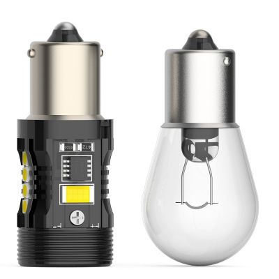 跨境倒车灯LED高亮解码1156 ba15s P21W PY21W转向灯T20后雾灯图2