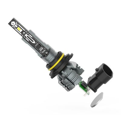 跨境新款汽车用H8 H11 H9 led灯泡3055 1600lm青柠檬黄金光前雾灯图3