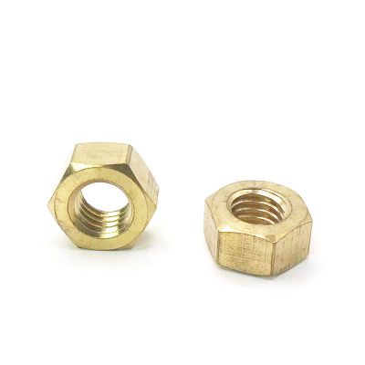 国标纯黄铜螺帽铜外六角螺母金色锁紧螺丝帽厂家M3M4M5M6M8M10M12图4