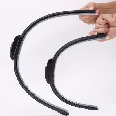 适用DS雨刮器原厂可用原装静音进口谛艾仕汽车无骨雨刷片胶条图4