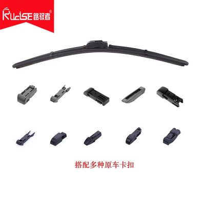 无骨雨刮片多功能通用接卡扣口雨刷片汽车专用无骨雨刮胶条图3