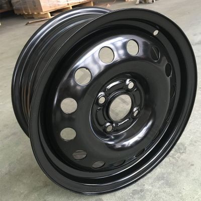 适用于14 15寸长安悦翔V3 V5 奔奔 cx20 4-100孔距 钢制专用轮毂图3