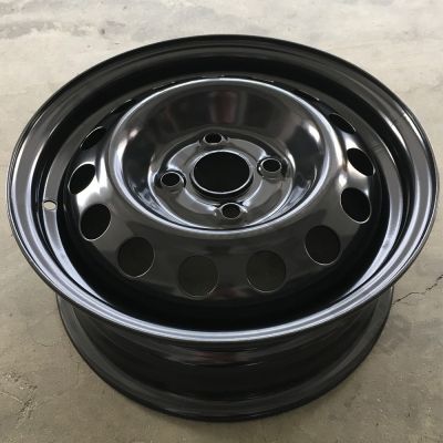 适用于14 15寸长安悦翔V3 V5 奔奔 cx20 4-100孔距 钢制专用轮毂图2