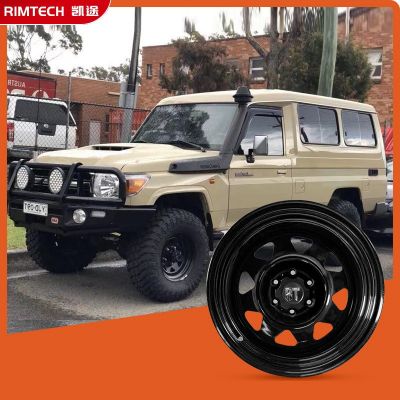 凯途适用丰田猎豹坦克帕杰罗吉普16/17寸负值改装越野汽车铁轮毂图4