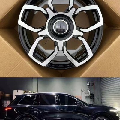 适用21寸22寸万吨锻造汽车轮毂 理想L7 L8 L9 改装钢圈图2